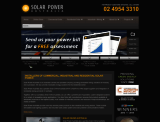 solarpoweraustralia.com.au screenshot