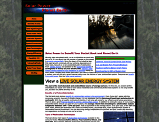 solarpowerplanetearth.com screenshot