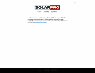 solarprofessional.com screenshot