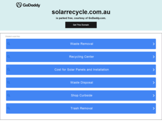 solarrecycle.com.au screenshot
