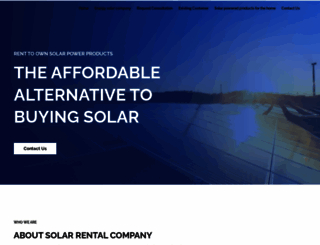 solarrentalcompany.com.au screenshot