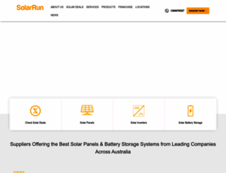solarrun.com.au screenshot