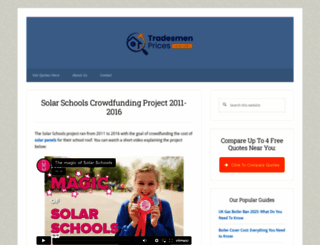 solarschools.org.uk screenshot