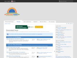 solarstrom-forum.de screenshot