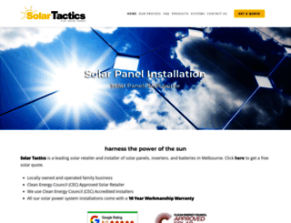solartactics.com.au screenshot