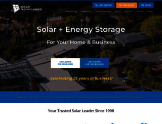 solartechnologies.com screenshot