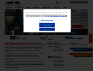 solartronanalytical.com screenshot