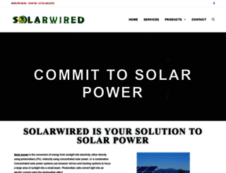 solarwired.co.za screenshot