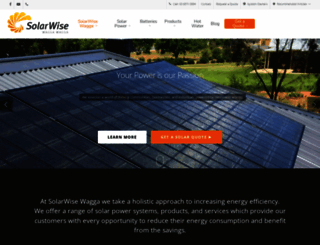 solarwiseww.com.au screenshot