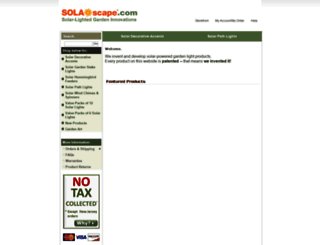 solascape.com screenshot