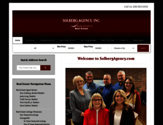 solbergagency.com screenshot
