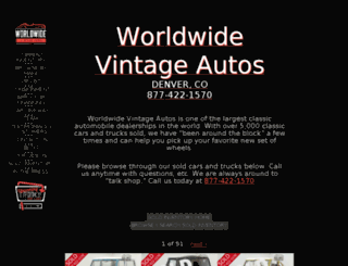sold.worldwidevintageautos.com screenshot