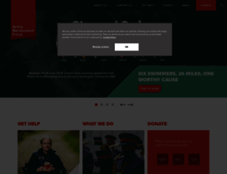 soldierscharity.org screenshot