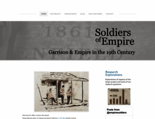 soldiersofempire.nz screenshot