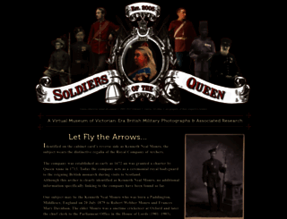 soldiersofthequeen.com screenshot