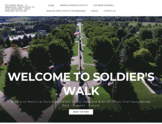 soldierswalkmemorialpark.com screenshot