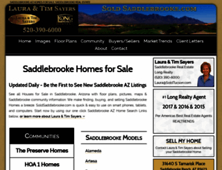 soldsaddlebrooke.com screenshot