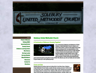 soleburyumc.org screenshot