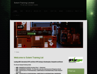 solent-training.co.uk screenshot