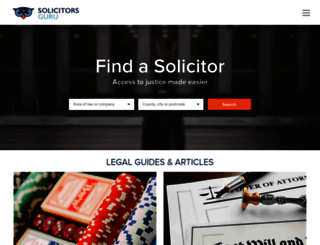 solicitors.guru screenshot