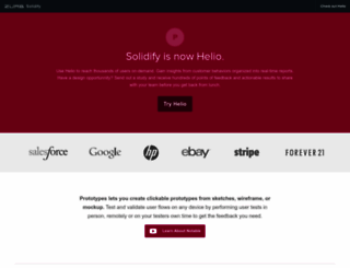 solidifyapp.com screenshot