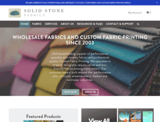 solidstonefabrics.com screenshot