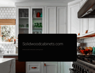 solidwoodcabinets.com screenshot