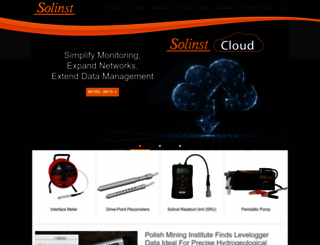 solinst.com screenshot