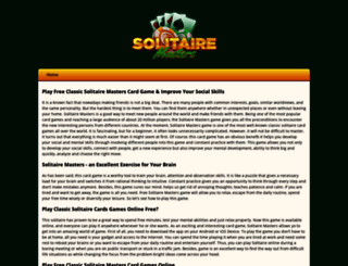 solitaire-masters.net screenshot