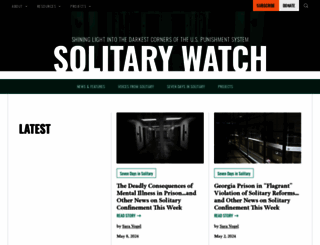 solitarywatch.com screenshot
