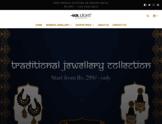 sollight-fashion-jewellery.myshopify.com screenshot