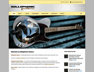 sollophonicguitars.co.uk screenshot