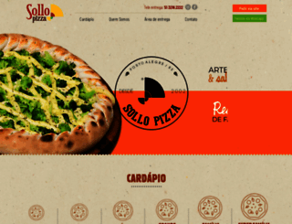 sollopizzaria.com.br screenshot