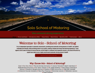 solo-schoolofmotoring.com screenshot