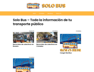 solobus.com.ar screenshot