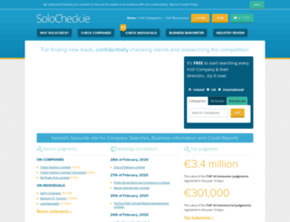 solocheck.ie screenshot