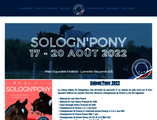 solognpony.fr screenshot
