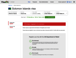 solomon-islands.visahq.com screenshot