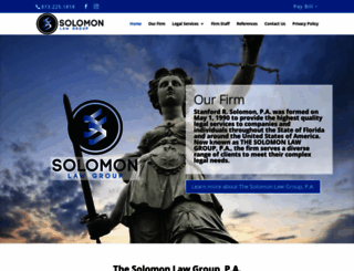 solomonlaw.com screenshot