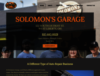 solomonsgarage.com screenshot