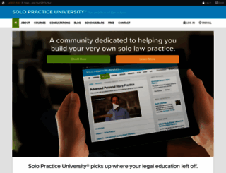 solopracticeuniversity.com screenshot