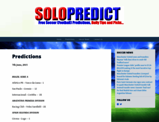 solopredicts.wordpress.com screenshot