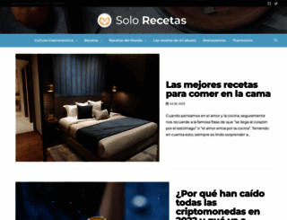 solorecetas.com screenshot
