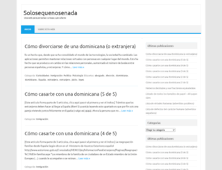 solosequenosenada.com screenshot