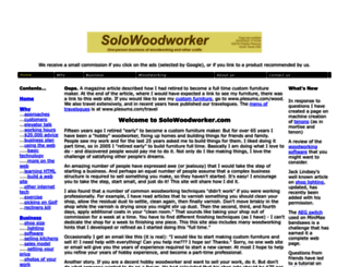 solowoodworker.com screenshot
