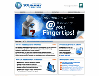 solsearcher.com screenshot