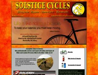 solsticecycles.com screenshot