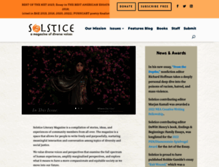 solsticelitmag.org screenshot