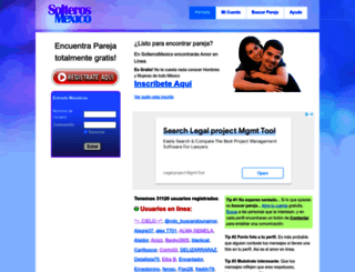 solterosmexico.com screenshot