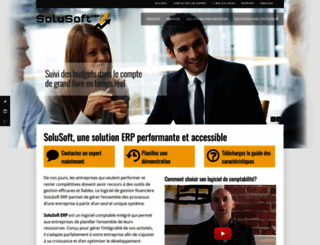 solusoft-erp.com screenshot
